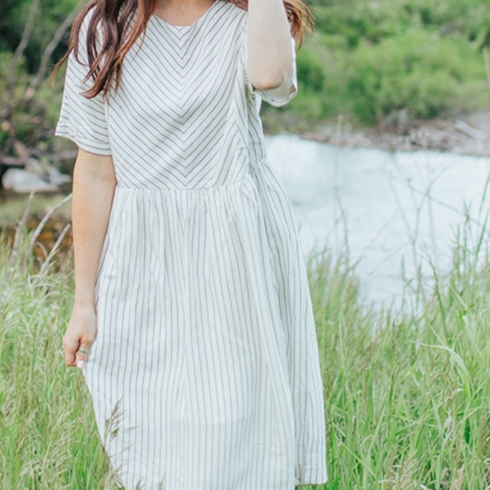 Piper and Scoot Waterford M Dress with Stitching